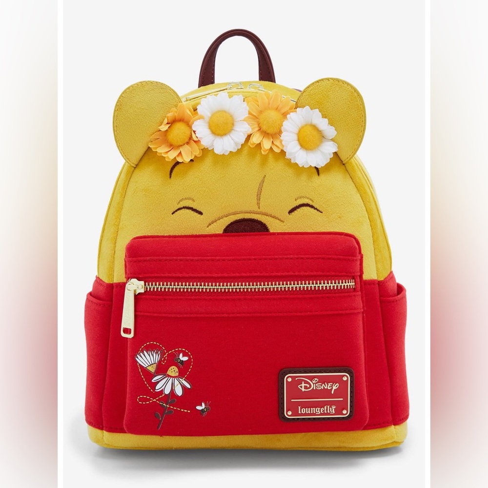 Winnie The Pooh Loungefly Backpack!! Floral Crown